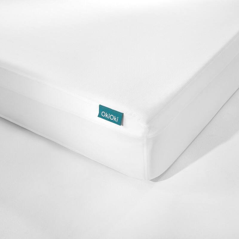 Christopher Knight Home - OkiOki Modern Fabric Mattress Protector with Waterproof Breathable Cooling Design