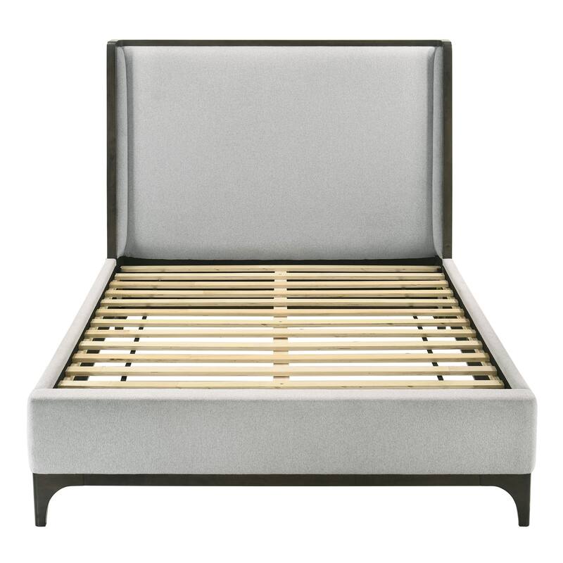 Furniture of America Elsa Modern Dark Grey Wood Platform Bed