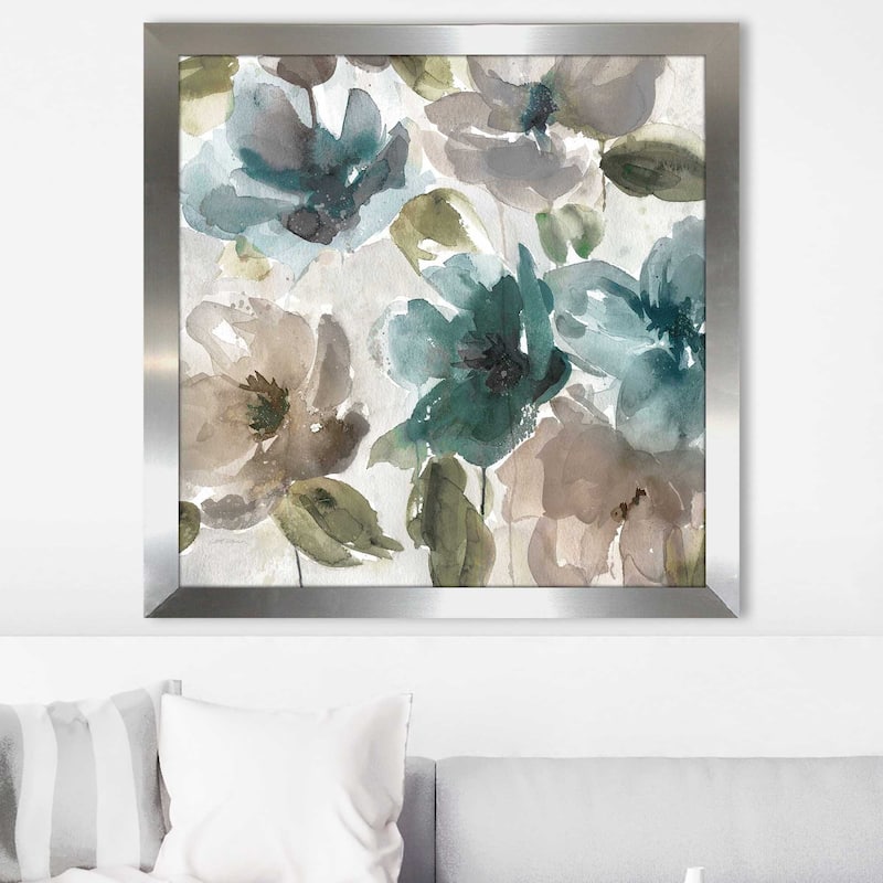 "Topaz Garden I (Square)" by Carol Robinson Print on Acrylic