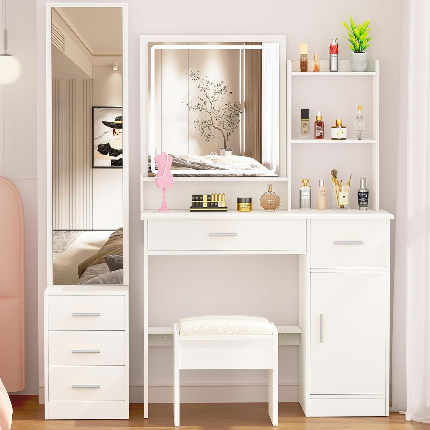 Vanity table bed clearance bath and beyond