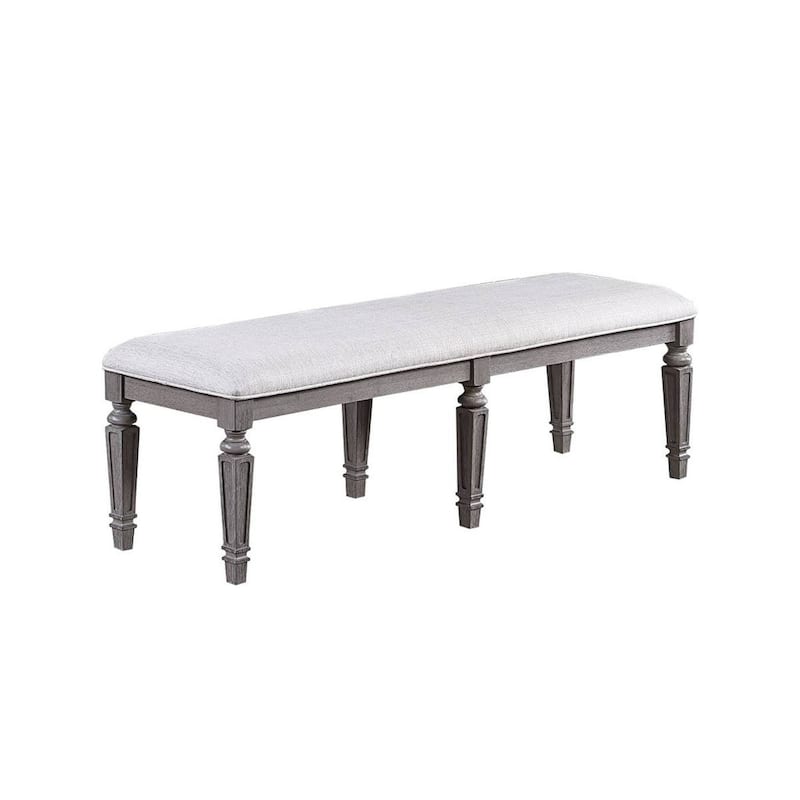 Contemporary Style 1pc Dining Bench Cushion Seat Dining Room Furniture