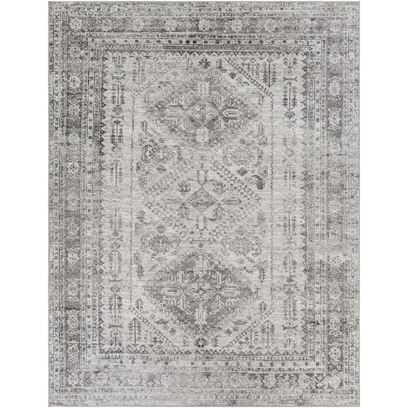 Livabliss Monte Carlo Updated Traditional Medallion Area Rug