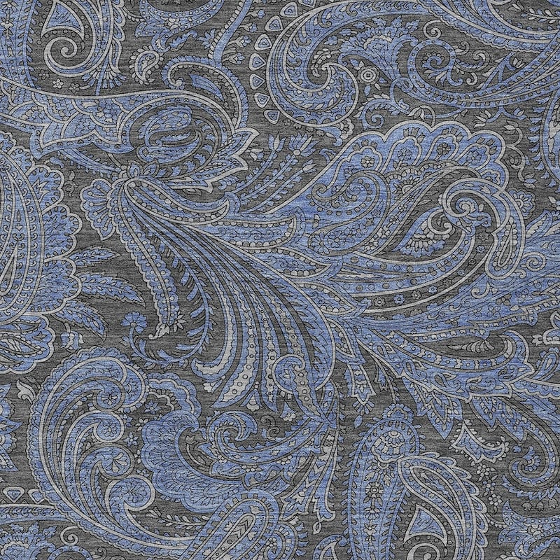 HomeRoots Paisley Transitional Rectangle Outdoor Rug