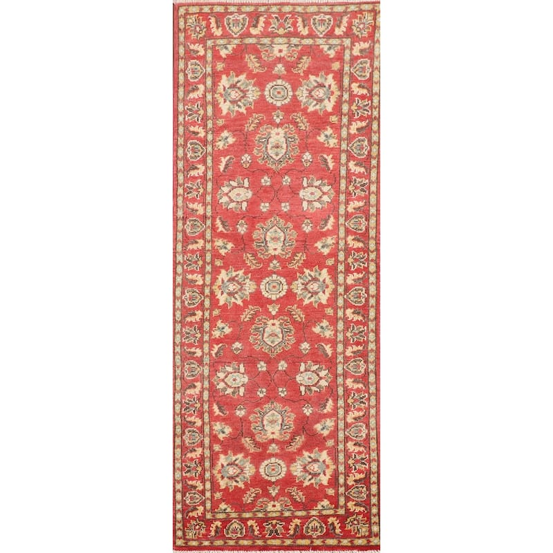 Oushak Oriental Runner Rug Handmade Wool Carpet - 2'0" x 6'0"