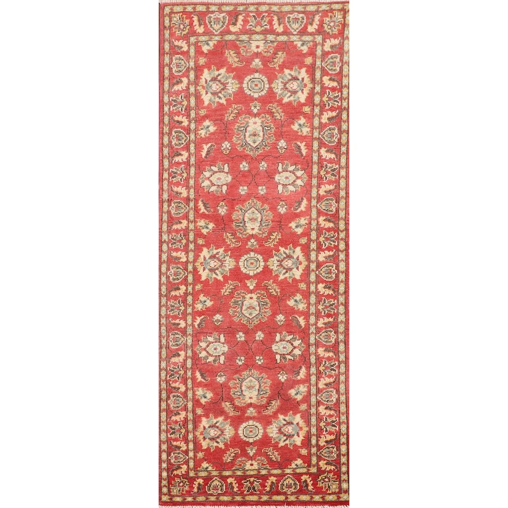 Oushak Oriental Runner Rug Handmade Wool Carpet - 2'0" x 6'0"