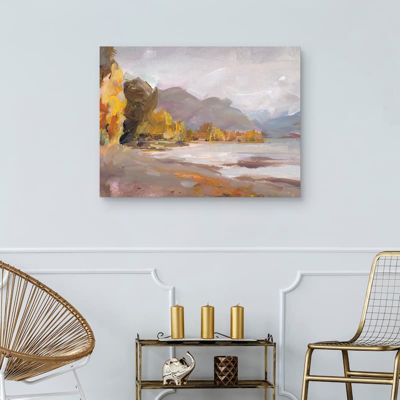 October Coast by Danhui Nai Canvas Art Print