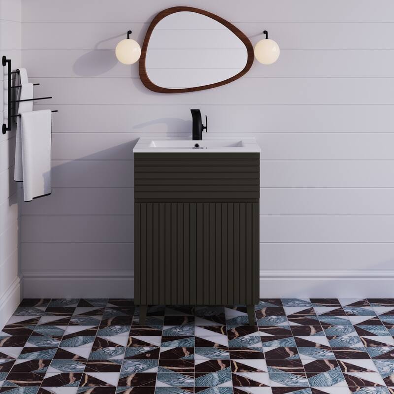 Swiss Madison SM-BV271 Bernay 24" Free Standing Single Basin Vanity