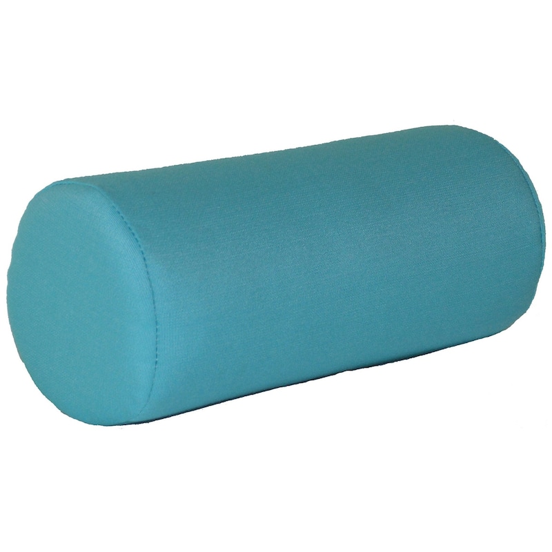 Bolster Pillow - 7" x 18" - Aqua