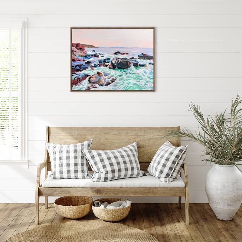 Thunder Hole by Pauline Wegman Framed Canvas Wall Art Print