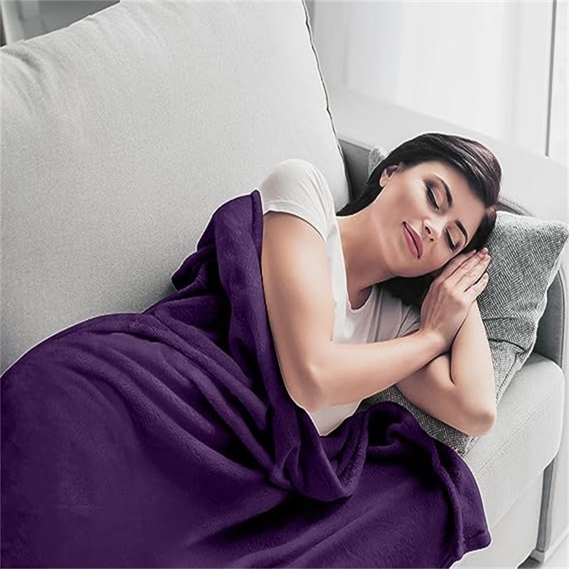 Bedding Fleece Blanket Ivory King