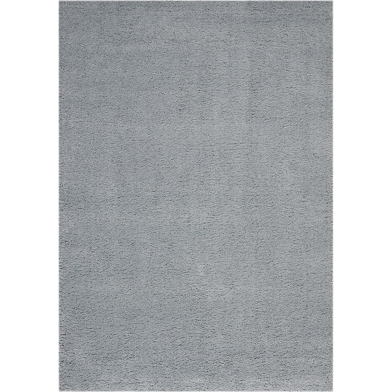 Nourison Malibu Shag Modern Plush Solid Area Rug