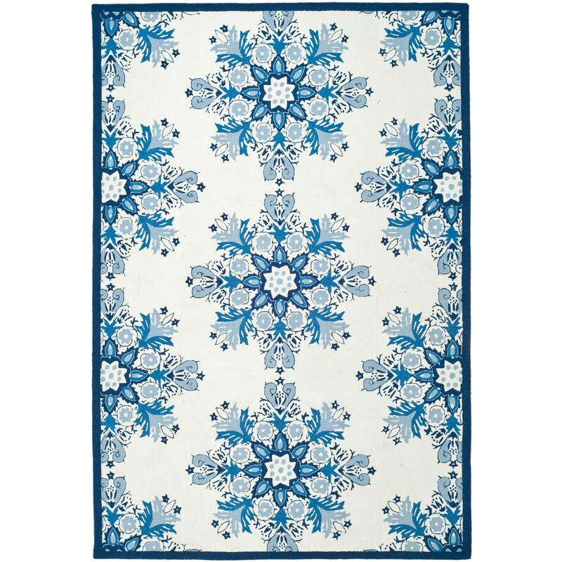 SAFAVIEH Handmade Chelsea Kanesha French Country Wool Rug
