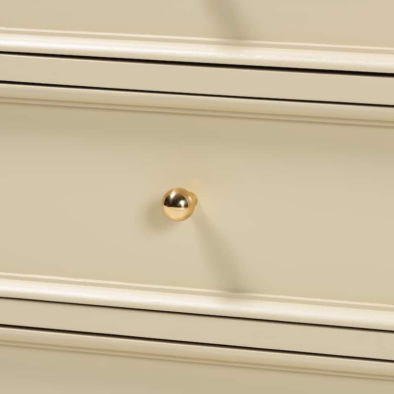 Kyla Nightstand with Spindle Legs - 3-Drawer Bedside Table with Turned Detailing and Inset Paneling