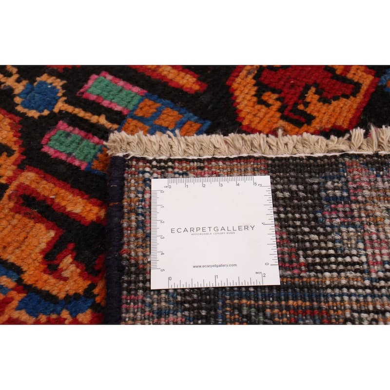 ECARPETGALLERY Hand-knotted Andelz Red Wool Rug - 3'5 x 12'11