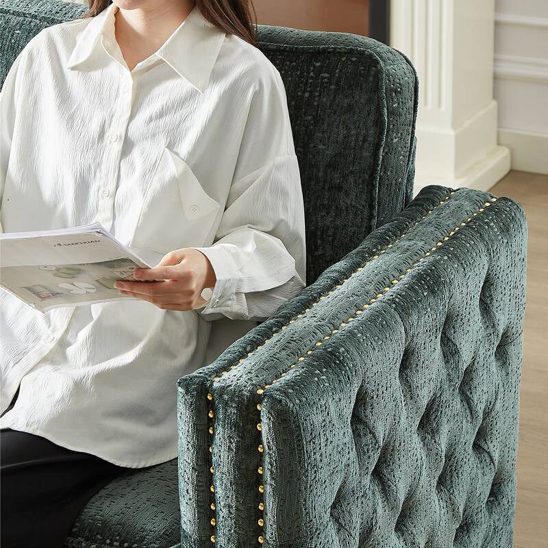 Convertible Couch with Pull-Out Sleeper Sofa Bed, Sturdy Frame, and Memory Foam Mattress