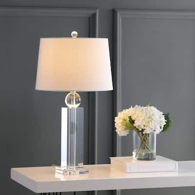 Carr 28.5" Crystal LED Table Lamp, Clear by JONATHAN Y