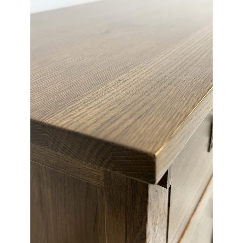 Mission 4 Door 4 Drawer Oak Sideboard