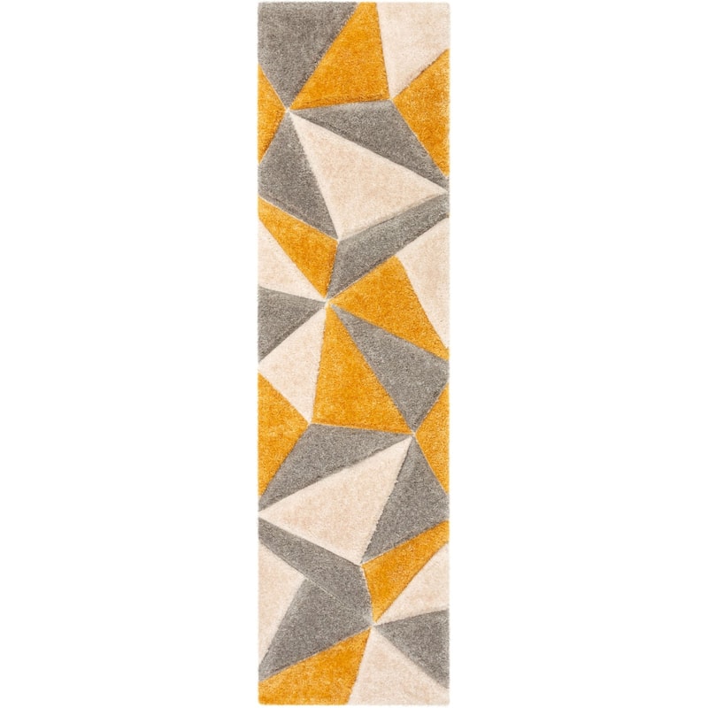 Well Woven San Francisco Venice Geometric Shag Area Rug