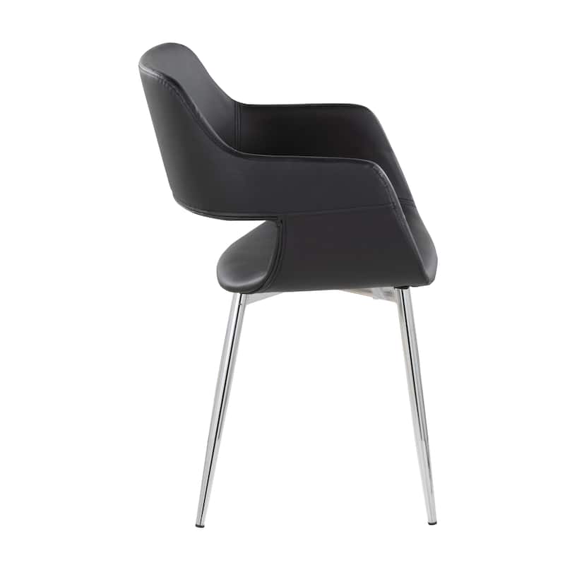 Porch & Den Vallen Dining Chair with Metal Legs (Set of 2)