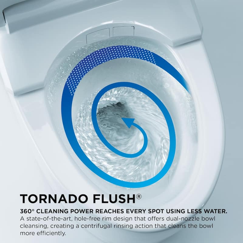 TOTO Nexus 1.28 GPF One Piece Elongated Chair Height Toilet with
