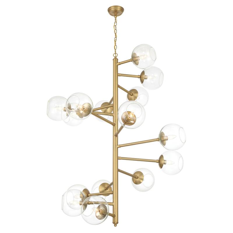 Minka Lavery 1894 Millikan 15 Light 39" Wide Multi Light Pendant - Signature Brass