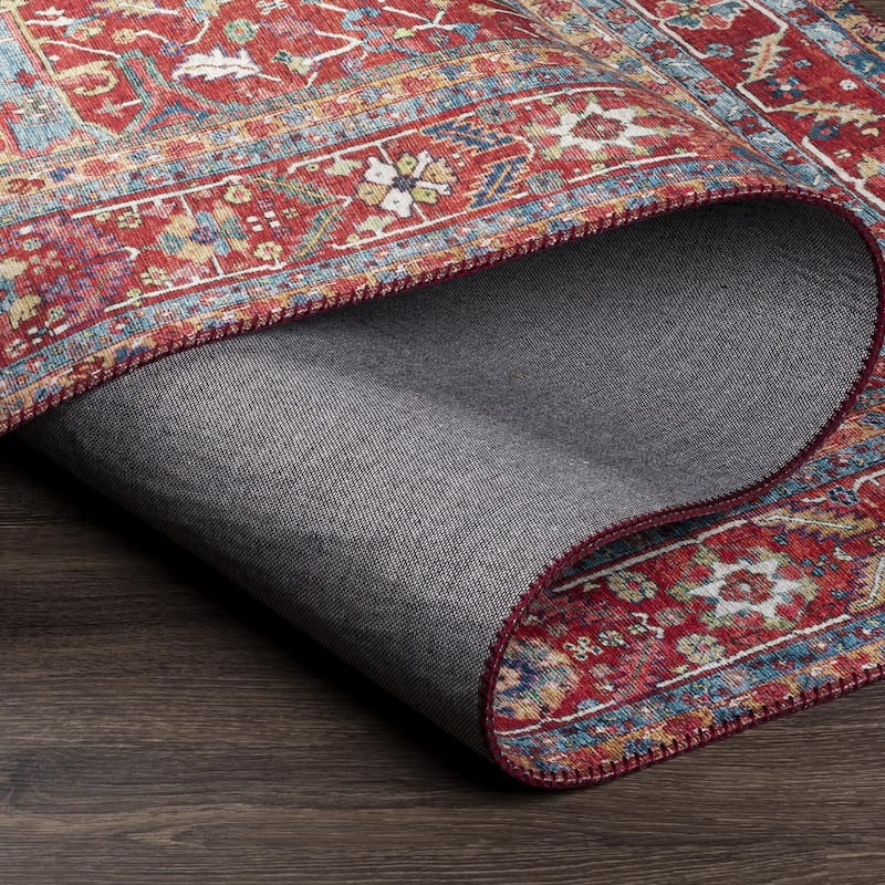 Livabliss Iris Traditional Medallion Printed Area Rug