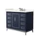 Option Dark Blue / Giotto Quartz Top / Brushed Nickel