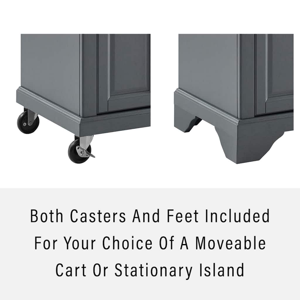 Kitchen Island Cart with Storage, Portable Kitchen Furniture, Modern Kitchen Island, Distressed Gray Kitchen Island