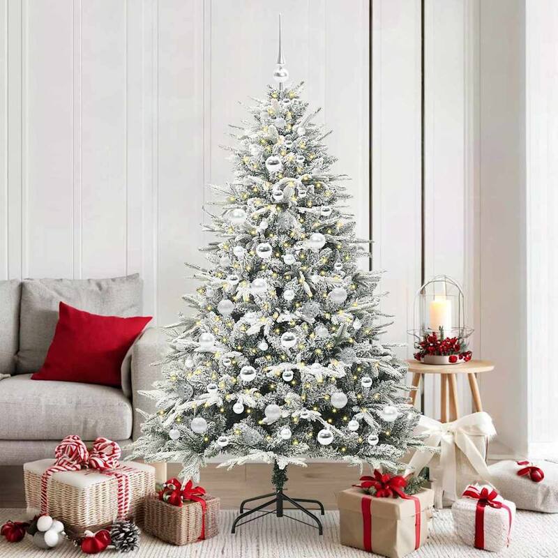 vidaXL Artificial Christmas Tree Green PVC
