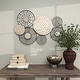 preview thumbnail 7 of 18, Black Metal Handmade Plate Home Wall Decor with Intricate Pattern