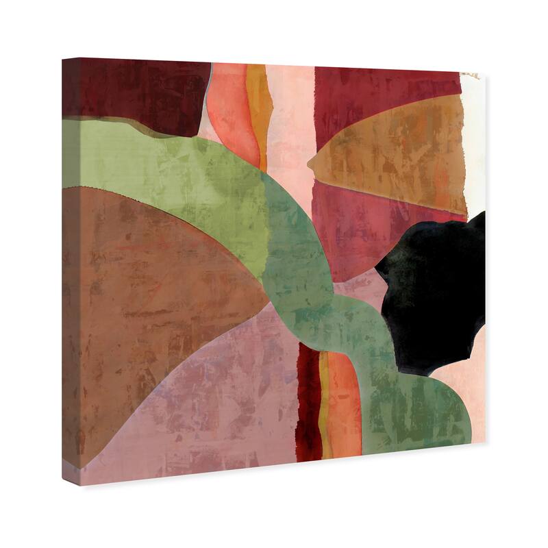 Wynwood Studio Canvas Abstract Blara Bronze and Copper Modern & Contemporary Wall Art Canvas Print