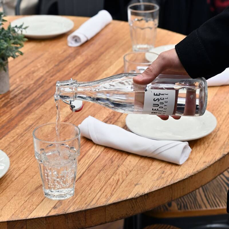 Bormioli Rocco Set of 6 Rock Bar Cooler Stackable Drink Glasses - 16.25 oz.