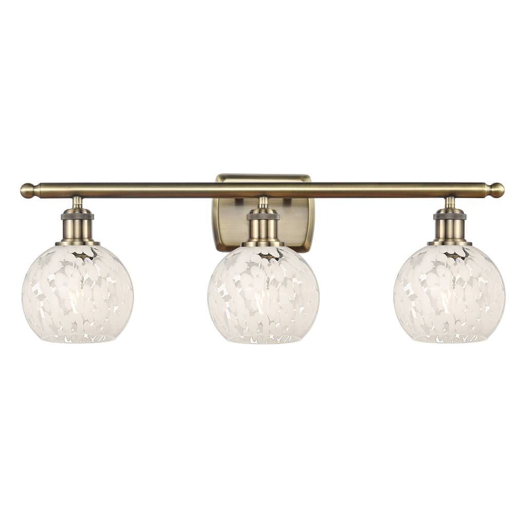 Innovations Lighting 516-3W-9-26-White Mouchette-Bathroom Vanity Light