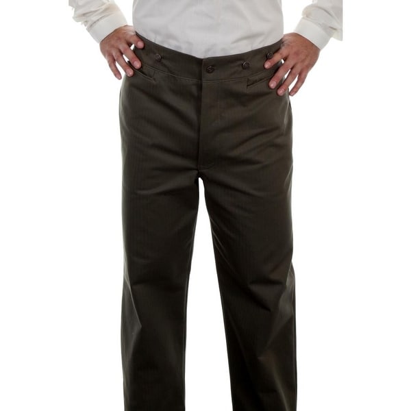 Scully Western Pants Mens Herringbone Vigilante Wahmaker