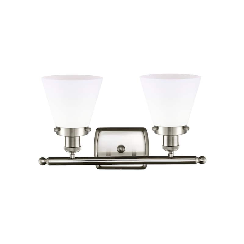 Innovations Lighting Small Cone 2 Light 16" Wide Vanity Light