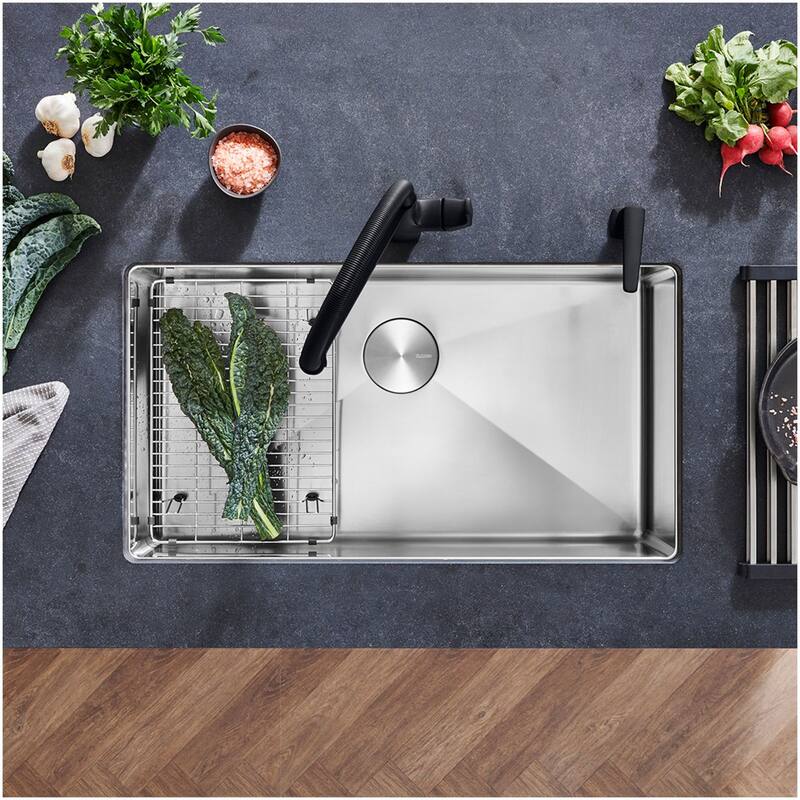 Blanco Stainless Steel Elevated Sink Grid for Quatrus Super Single - Stainless Steel