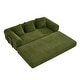 preview thumbnail 11 of 47, Convertible Sleeper Sofa Bed with Pillows, 4-in-1 Corduroy Folding Mattress Couch
