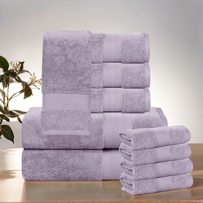Superior Aria Turkish Cotton Heavyweight 10-Piece Towel Set