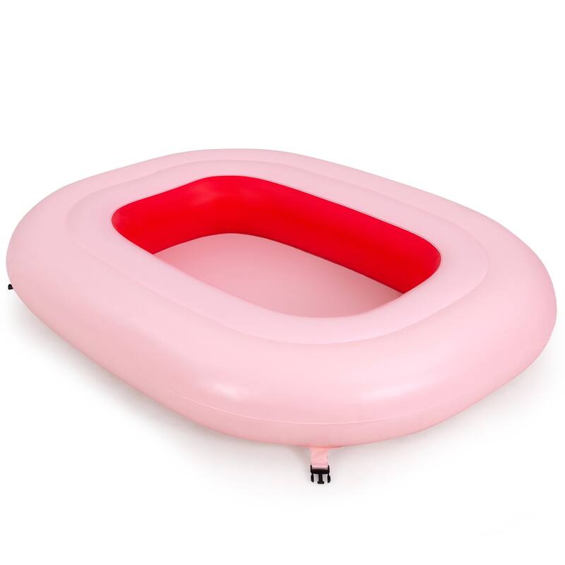 6 People Inflatable Flamingo Floating Island Ideal for Pool, Lake & - See Details