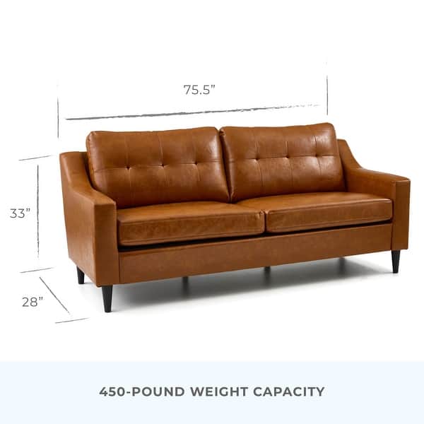 dimension image slide 5 of 5, Brookside Ellen 75" Upholstered Scooped Arm Sofa