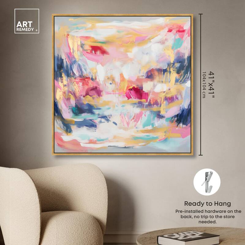 Balipink II Canvas by Art Remedy