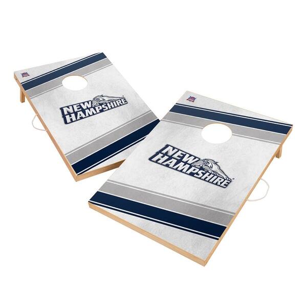 slide 2 of 5, New Hampshire Wildcats 2x4 Tailgate Cornhole Boards Include Carrying Case