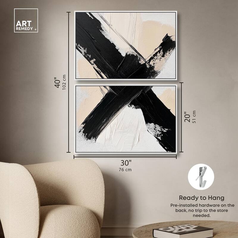 Graphic Impact I Canvas Set of 2 by Art Remedy