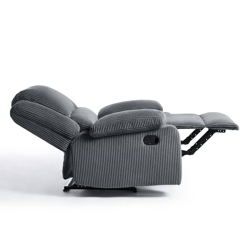 Corduroy Adjustable Recliner Chair Sofa for Living Room