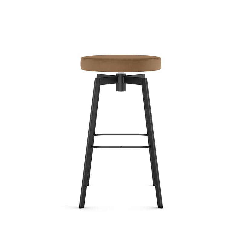Amisco Tanner Swivel Counter and Bar Stool