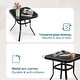 preview thumbnail 18 of 24, Solaura 3-piece Outdoor Patio Rocking Chairs Conversation Bistro Set
