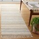 preview thumbnail 4 of 11, SAFAVIEH Handmade Kilim Jannell Farmhouse Stripe Jute Rug