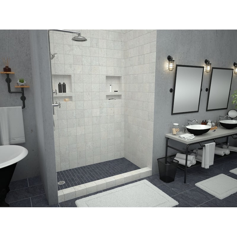 Tile Redi P3660L-PVC Redi Base 60" x 36" Rectangular Shower Base with