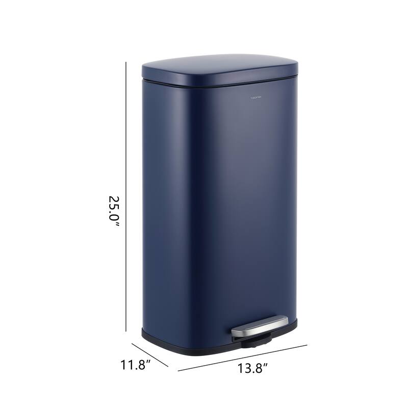 happimess Curtis 8-Gallon Step-Open Trash Can