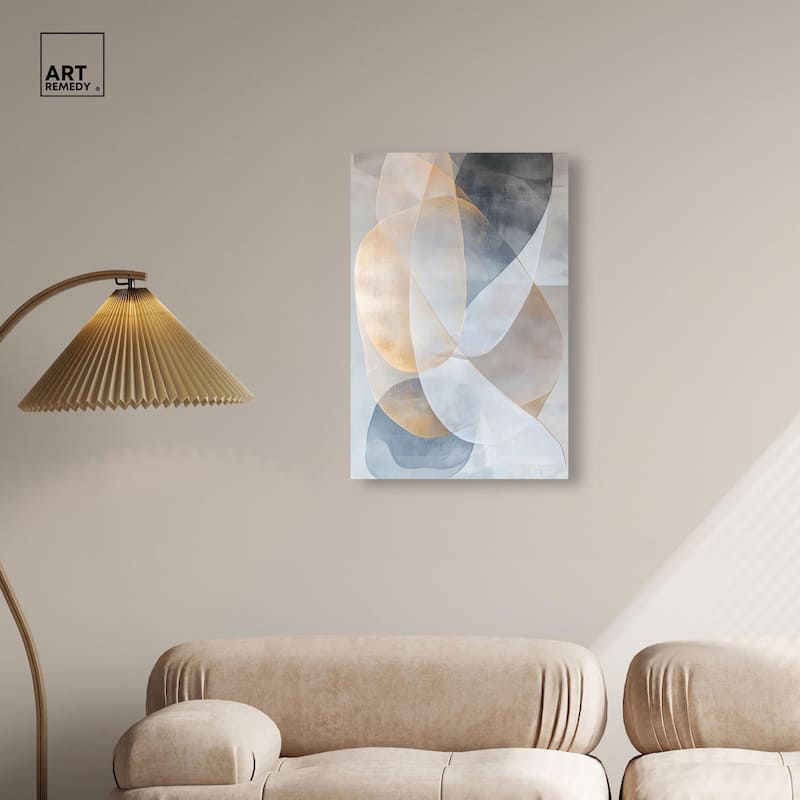 Blue Haze Canvas by Art Remedy, Gallery Wrapped